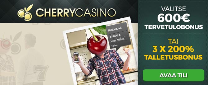 cherry casino bonus